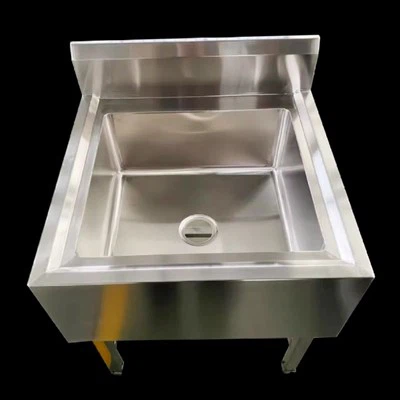 بیک اسپلاش کے ساتھ سٹینلیس سٹیل سنک کابینہ